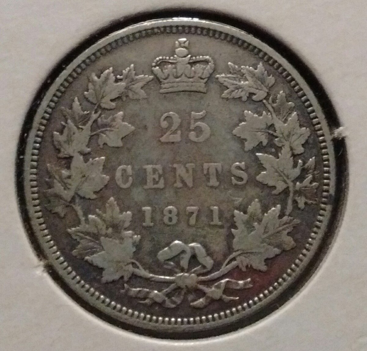 Can-You-Please-Grade-My-1871-Canada-25-Cents-Obverse-1-Or-2?